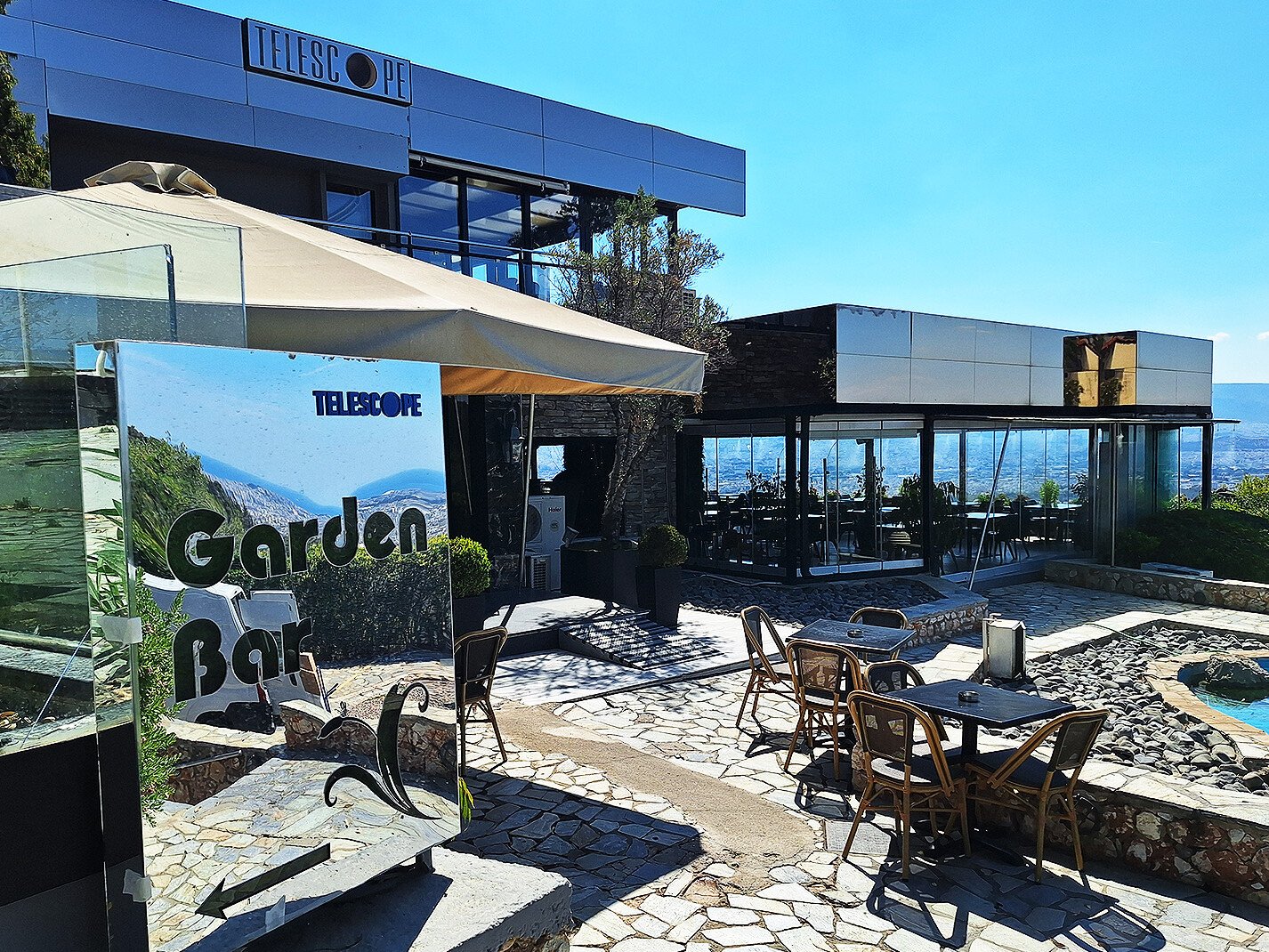 Υδρονέφωση Καφετέρια – Cafe Bar Restaurant Telescope